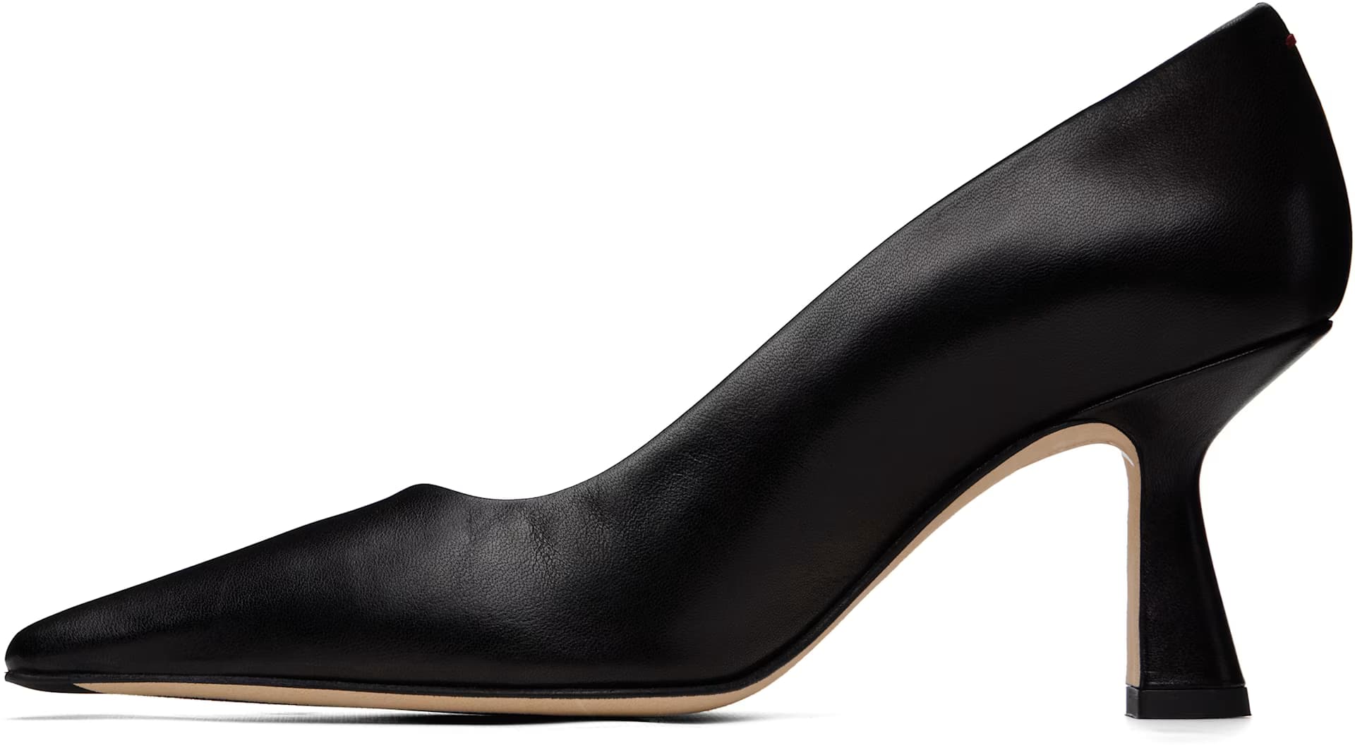 Black Zandra Chiseled Heels 3