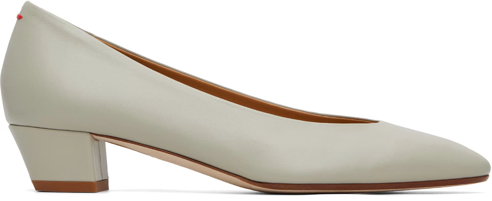 Gray Helia Low-Cut Heels by Aeyde