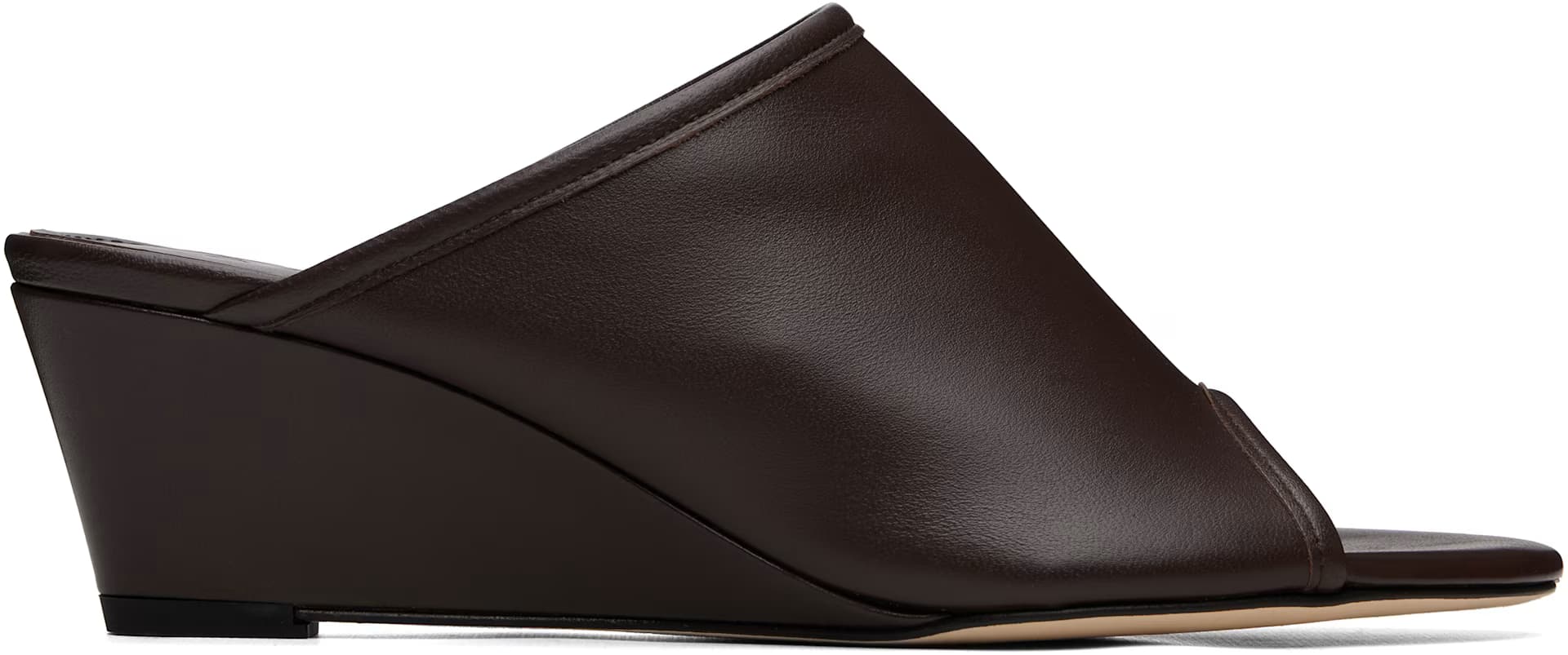Brown Suzanne Wedge Heeled Sandals by Aeyde