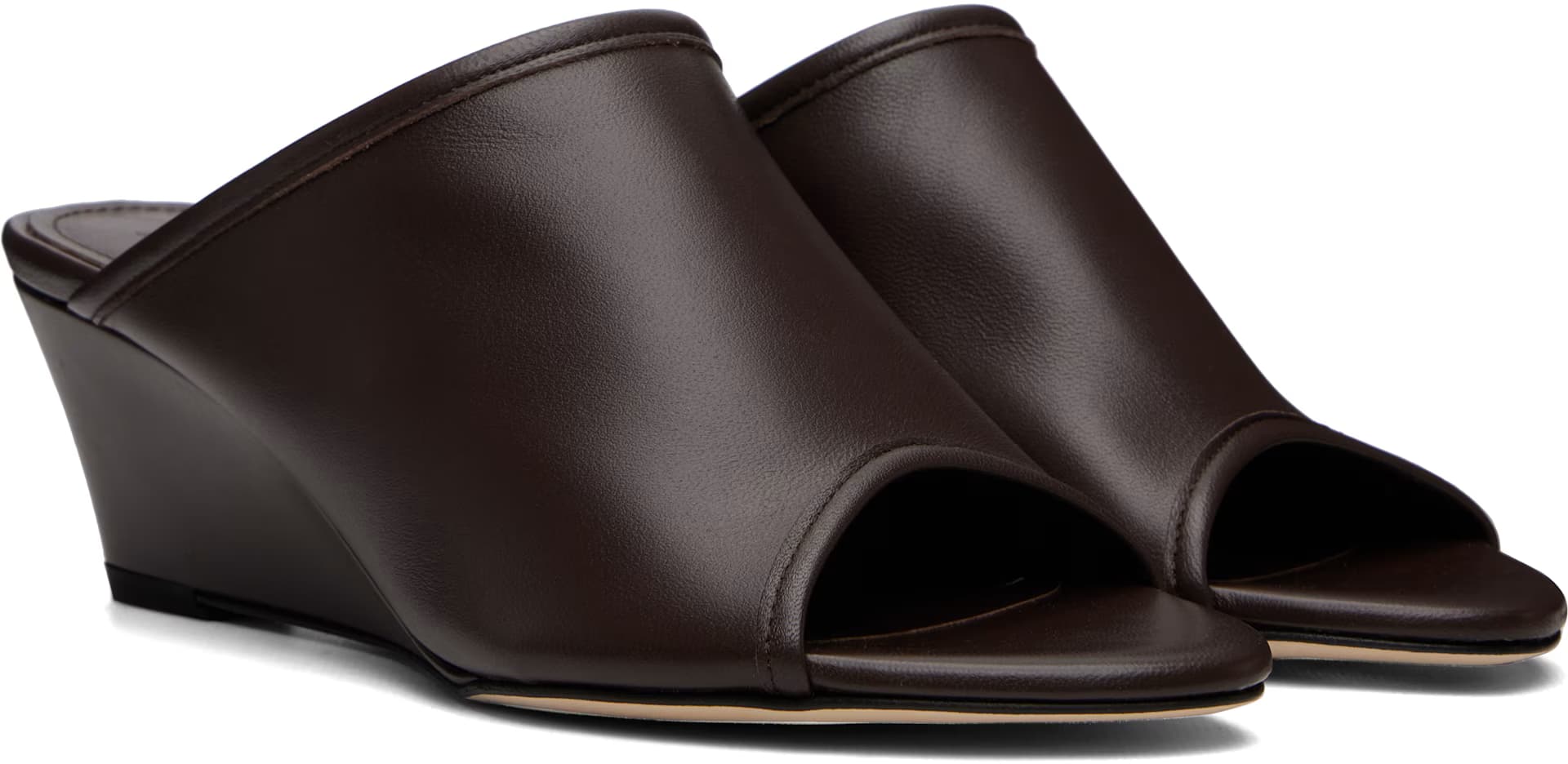 Brown Suzanne Wedge Heeled Sandals 4