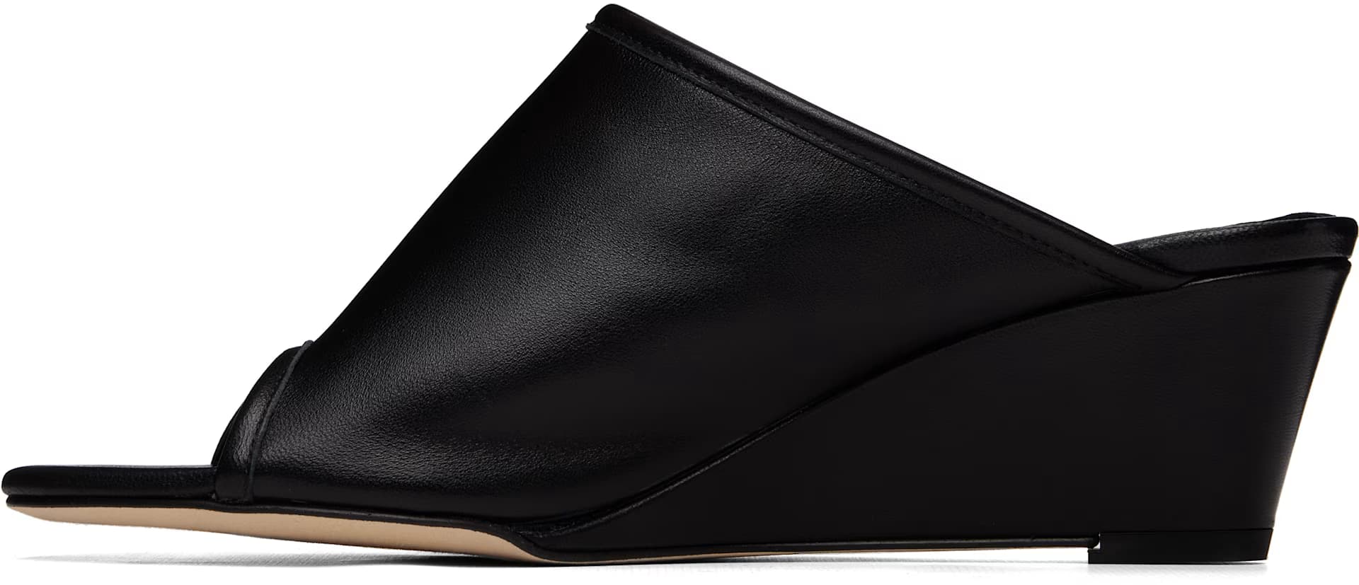 Black Suzanne Wedge Heeled Sandals 3