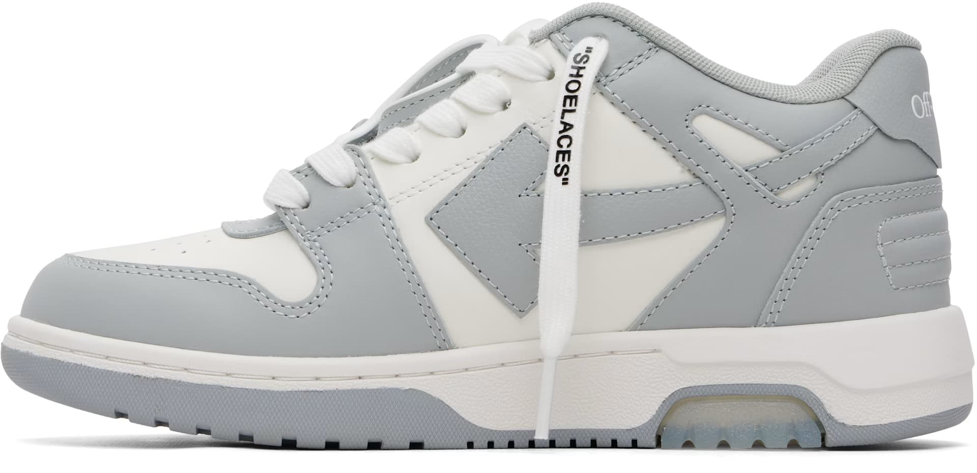 Gray & White 'Out Of Office' Sneakers 3