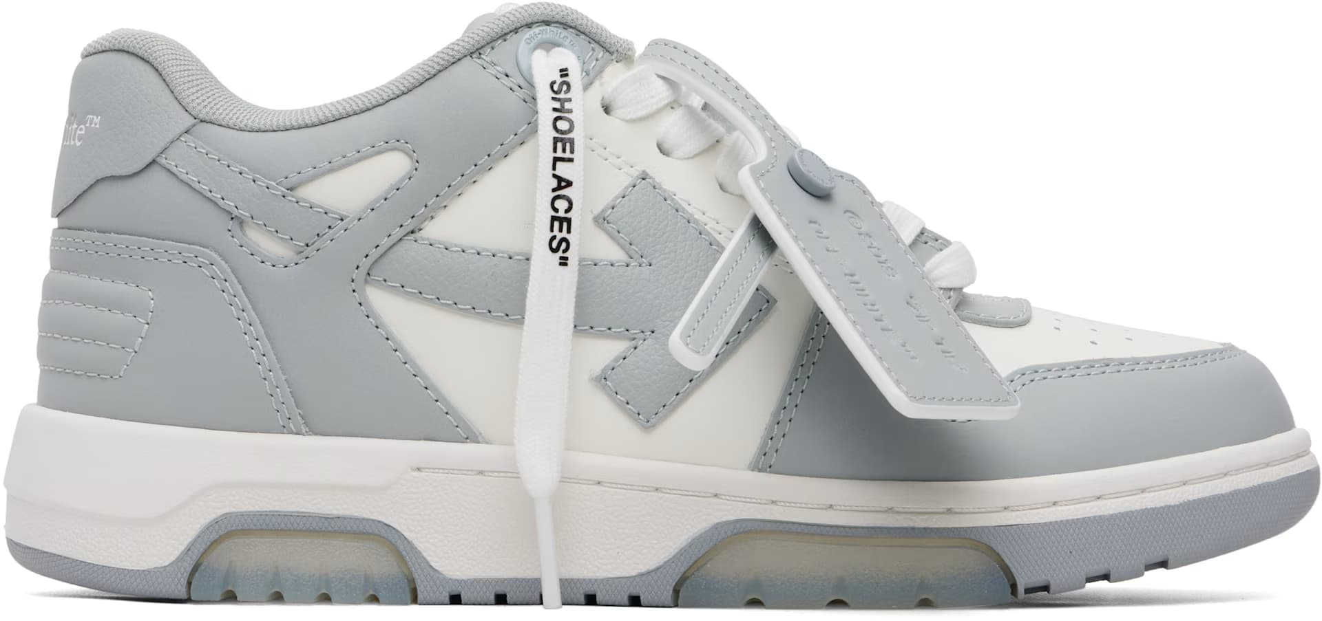 Gray & White 'Out Of Office' Sneakers by Off-White