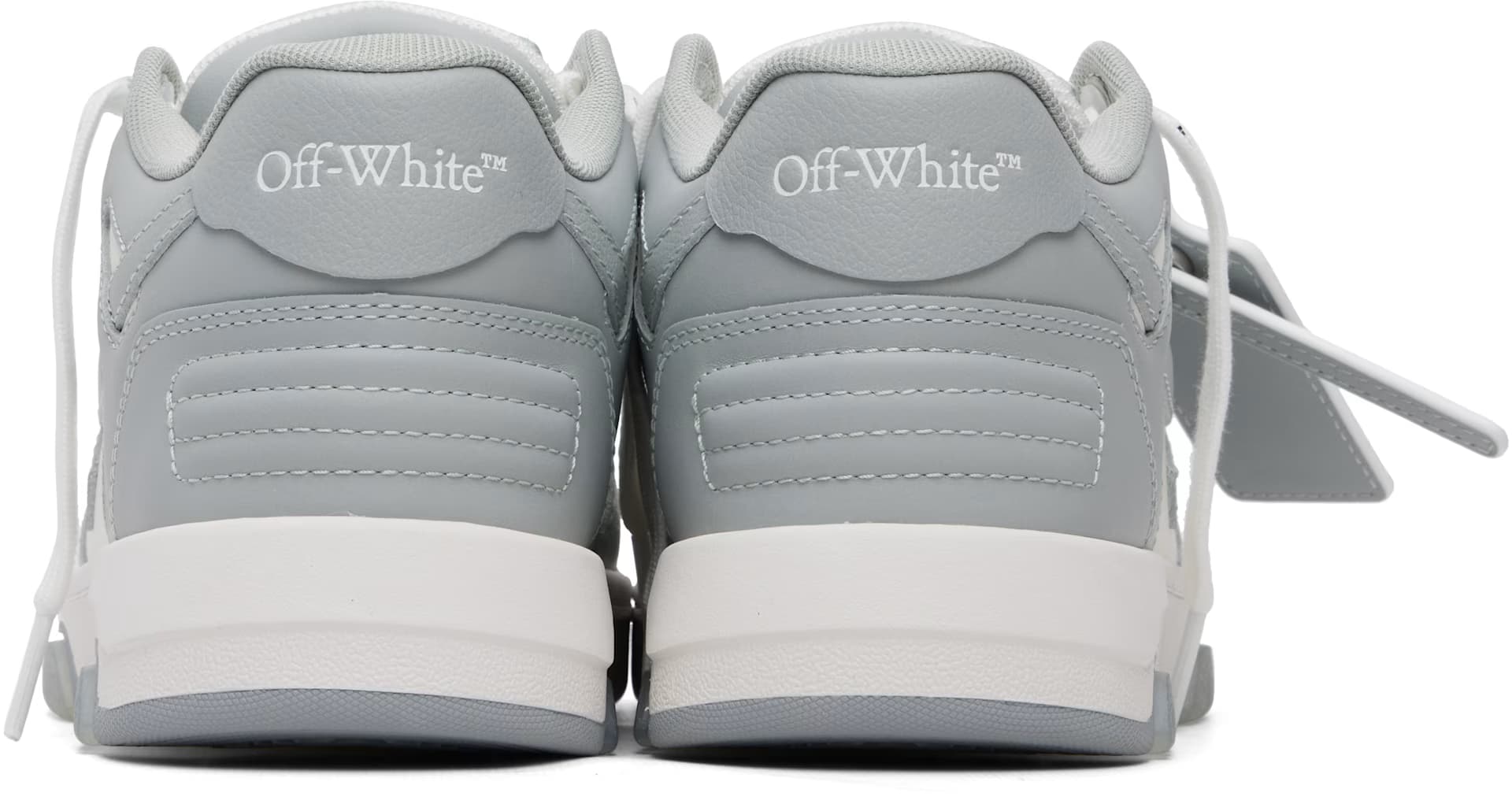 Gray & White 'Out Of Office' Sneakers 2