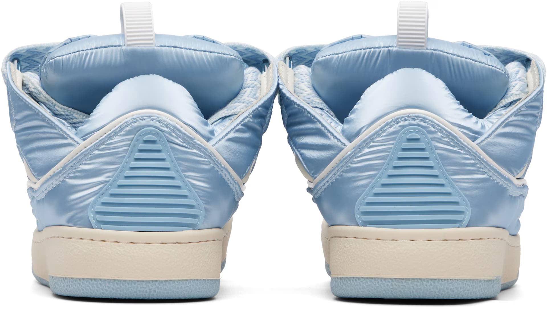 Blue Nylon Curb Sneakers 2