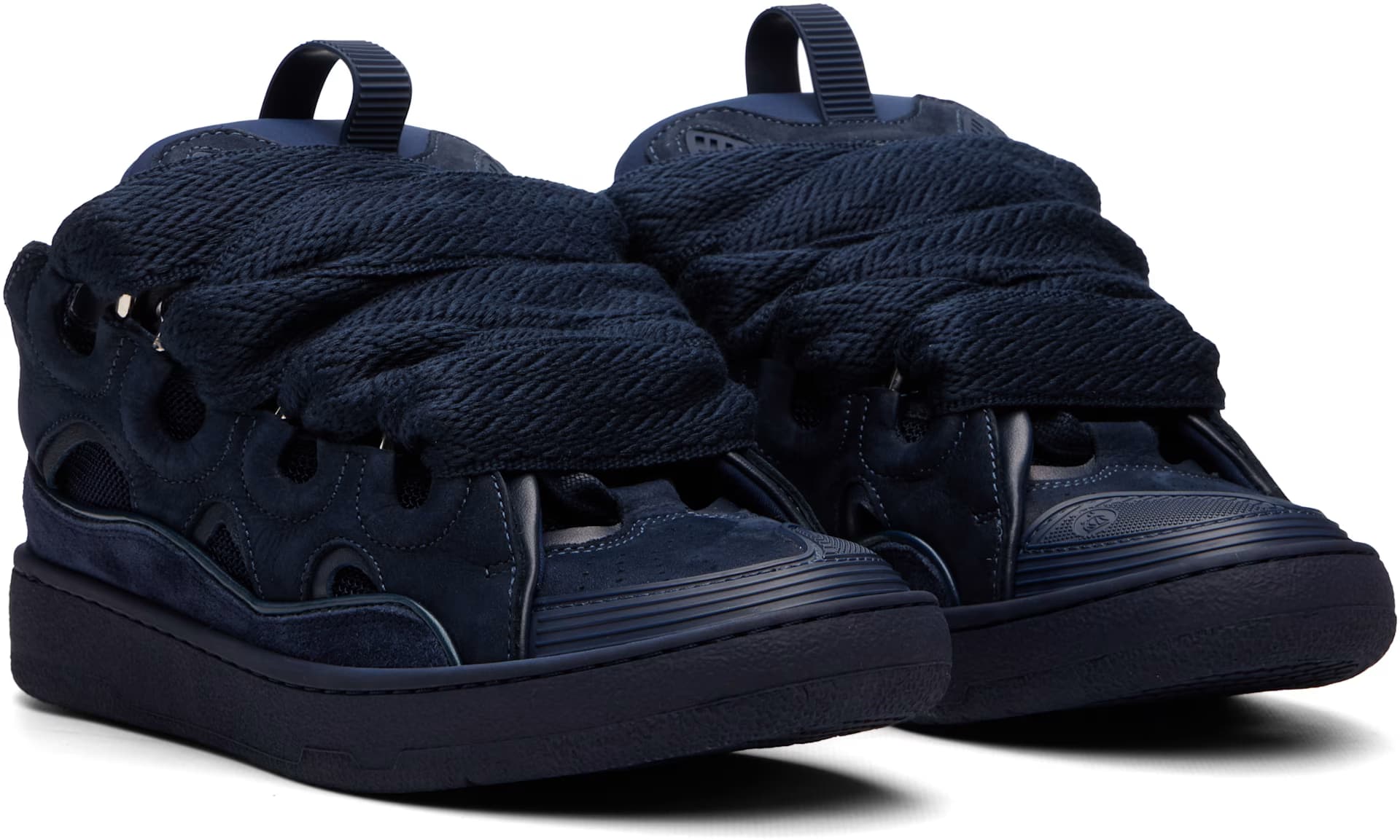 Navy Curb Sneakers 4