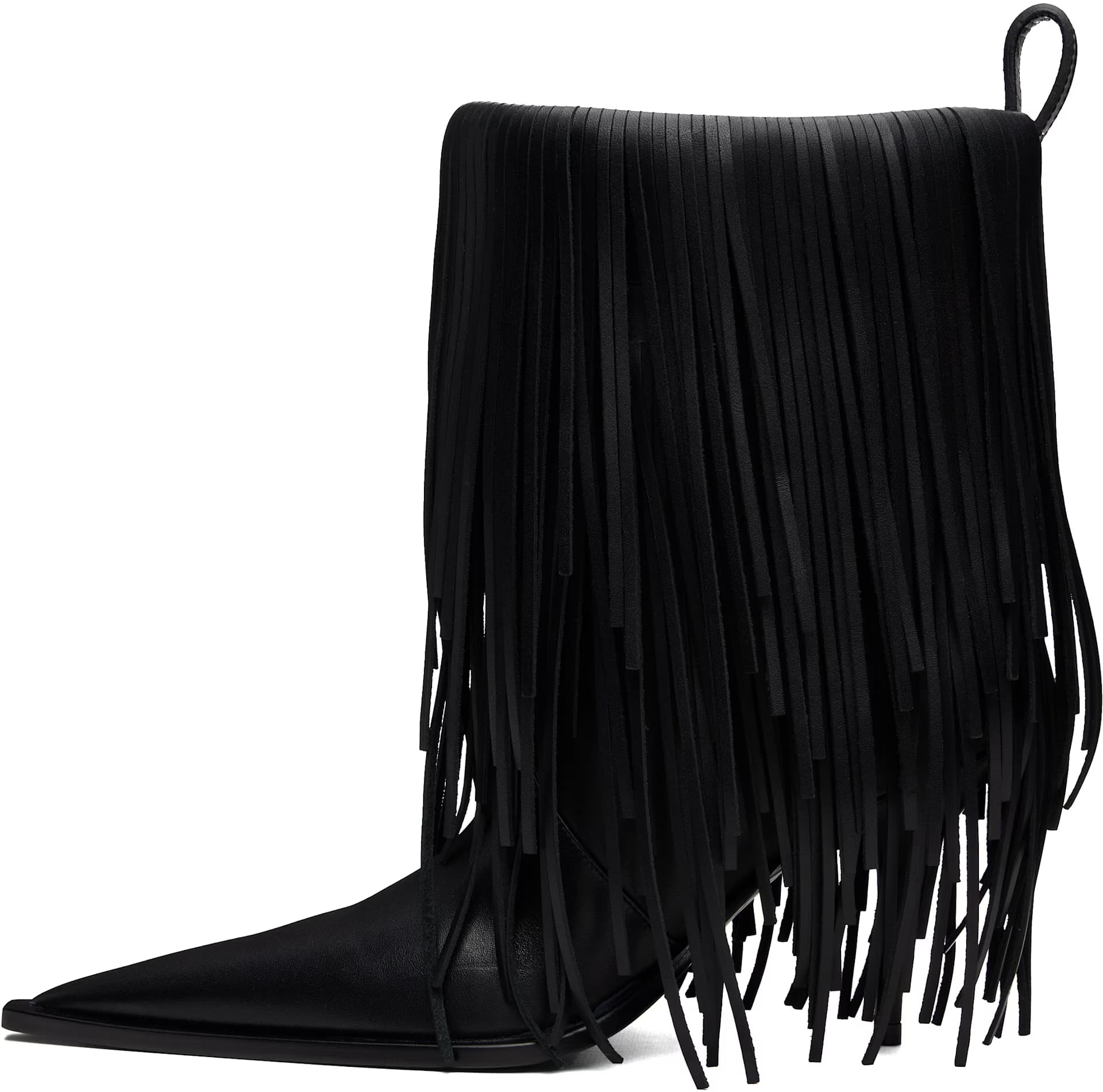 Black Avenue Fringe Boots 3