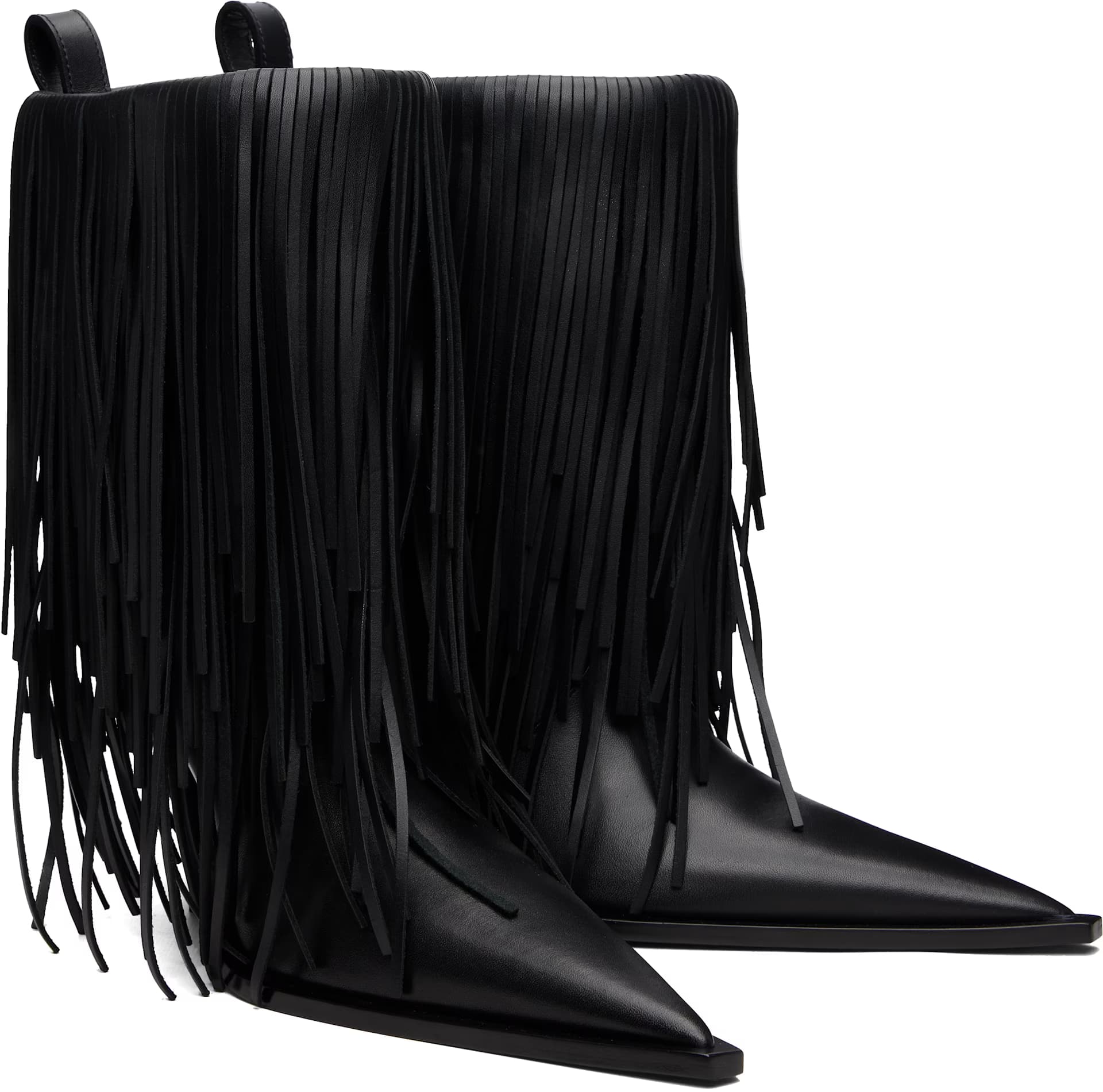 Black Avenue Fringe Boots 4