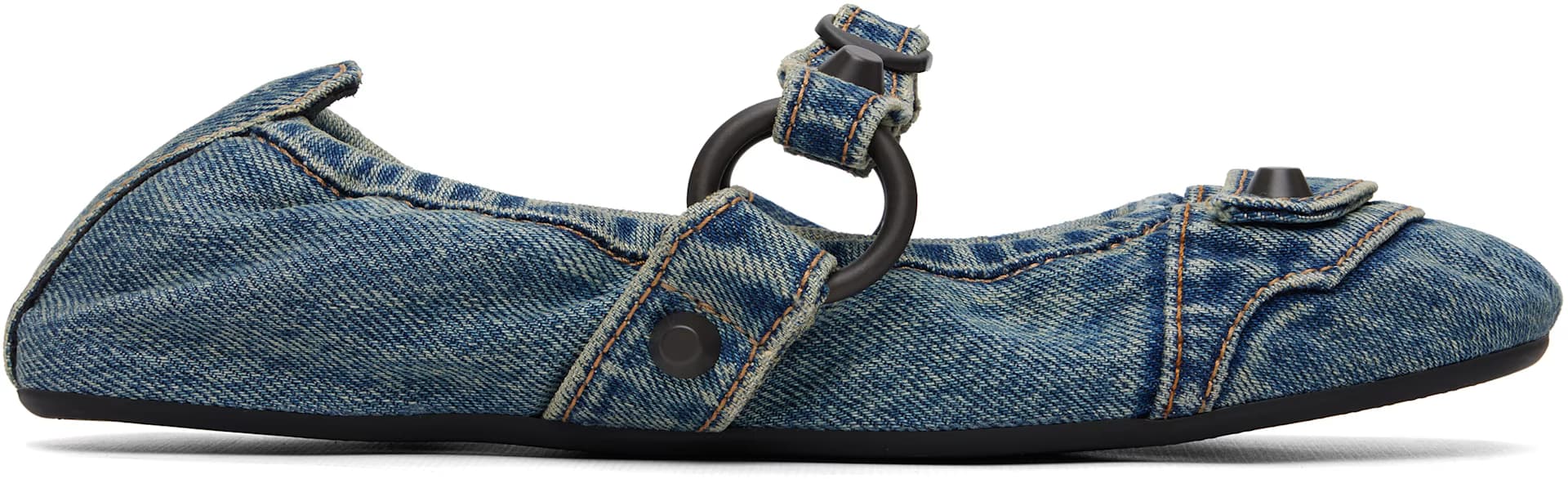 Blue City Ballerina Flats by Balenciaga
