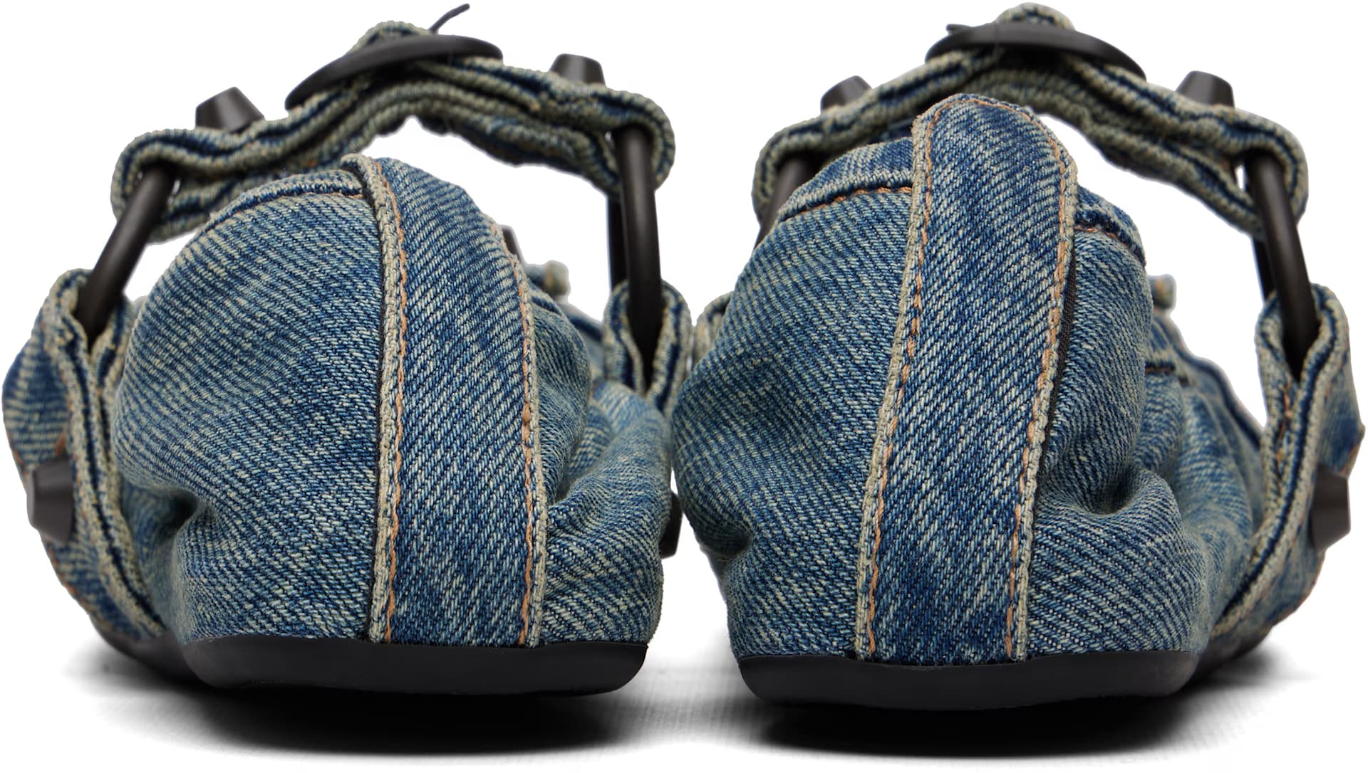 Blue City Ballerina Flats 2