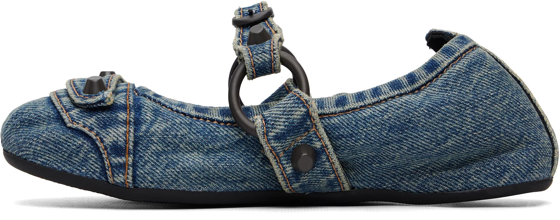 Blue City Ballerina Flats 3