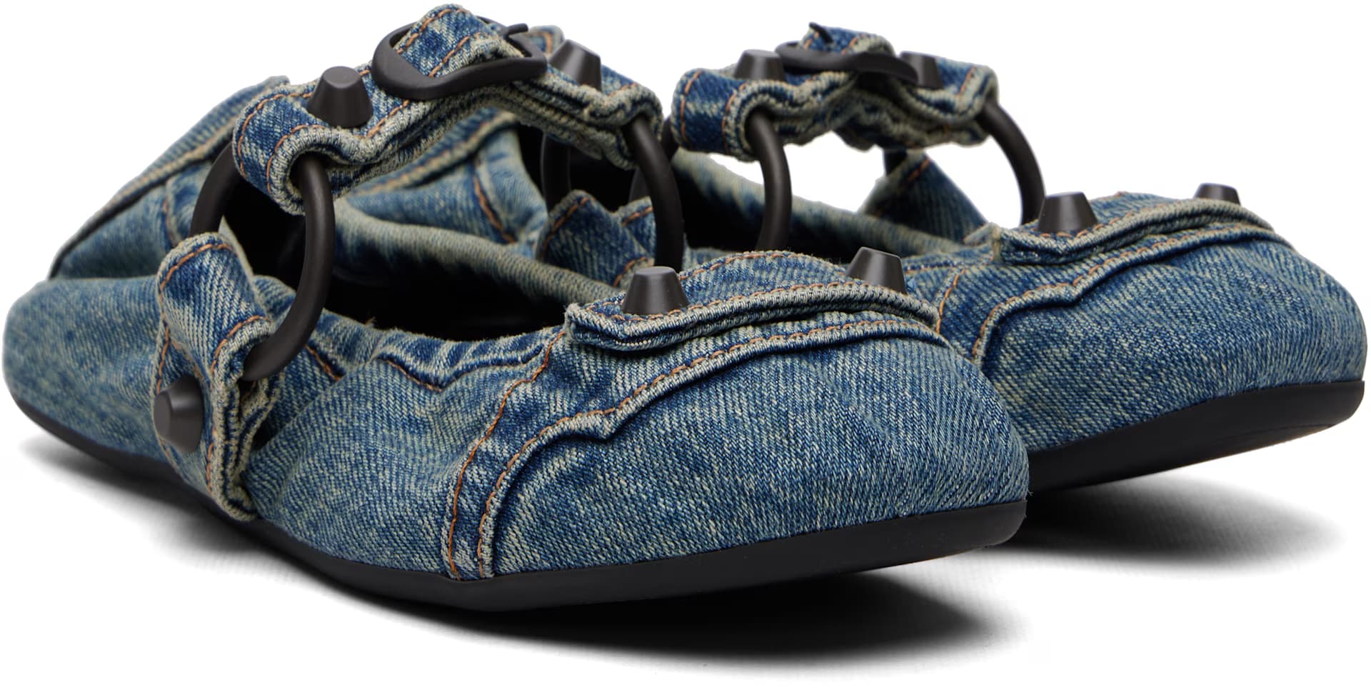 Blue City Ballerina Flats 4