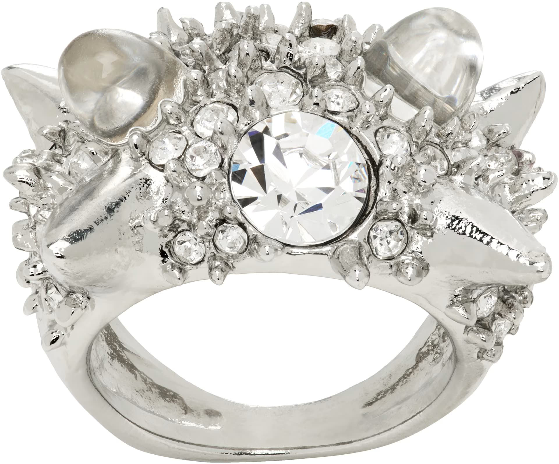 Alien Spike Ring by Collina Strada