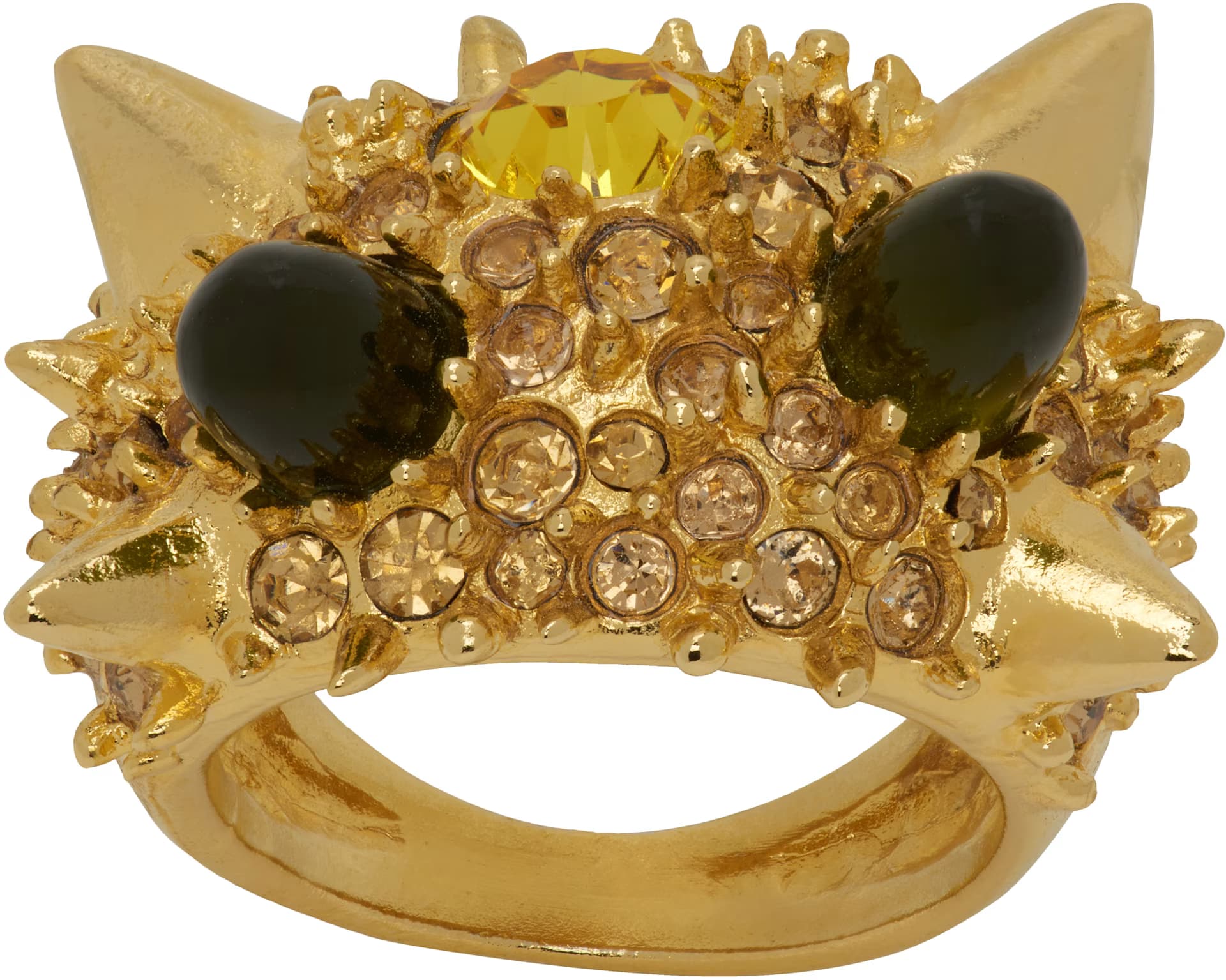 Alien Spike Ring by Collina Strada