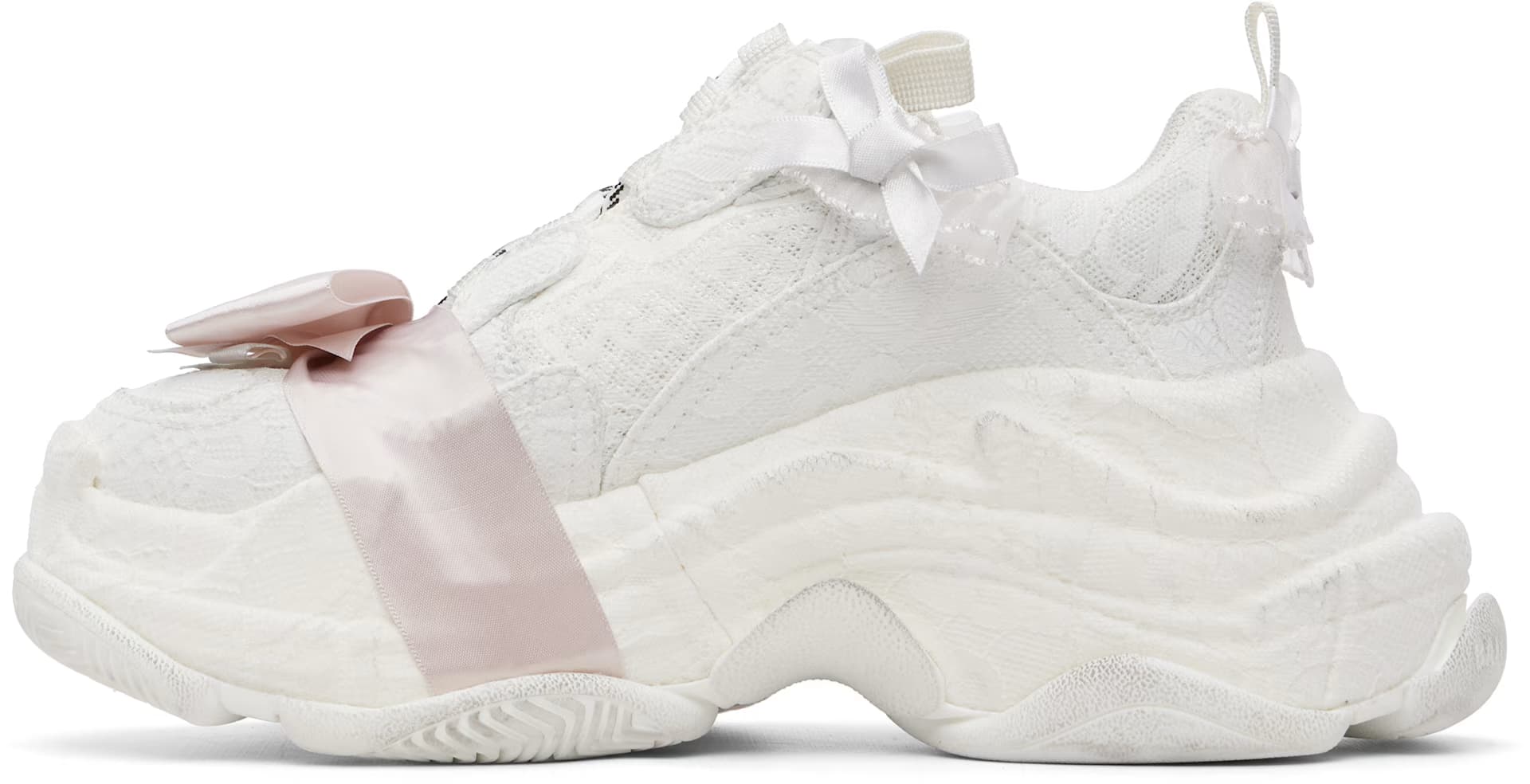 White Triple S Sneakers 3