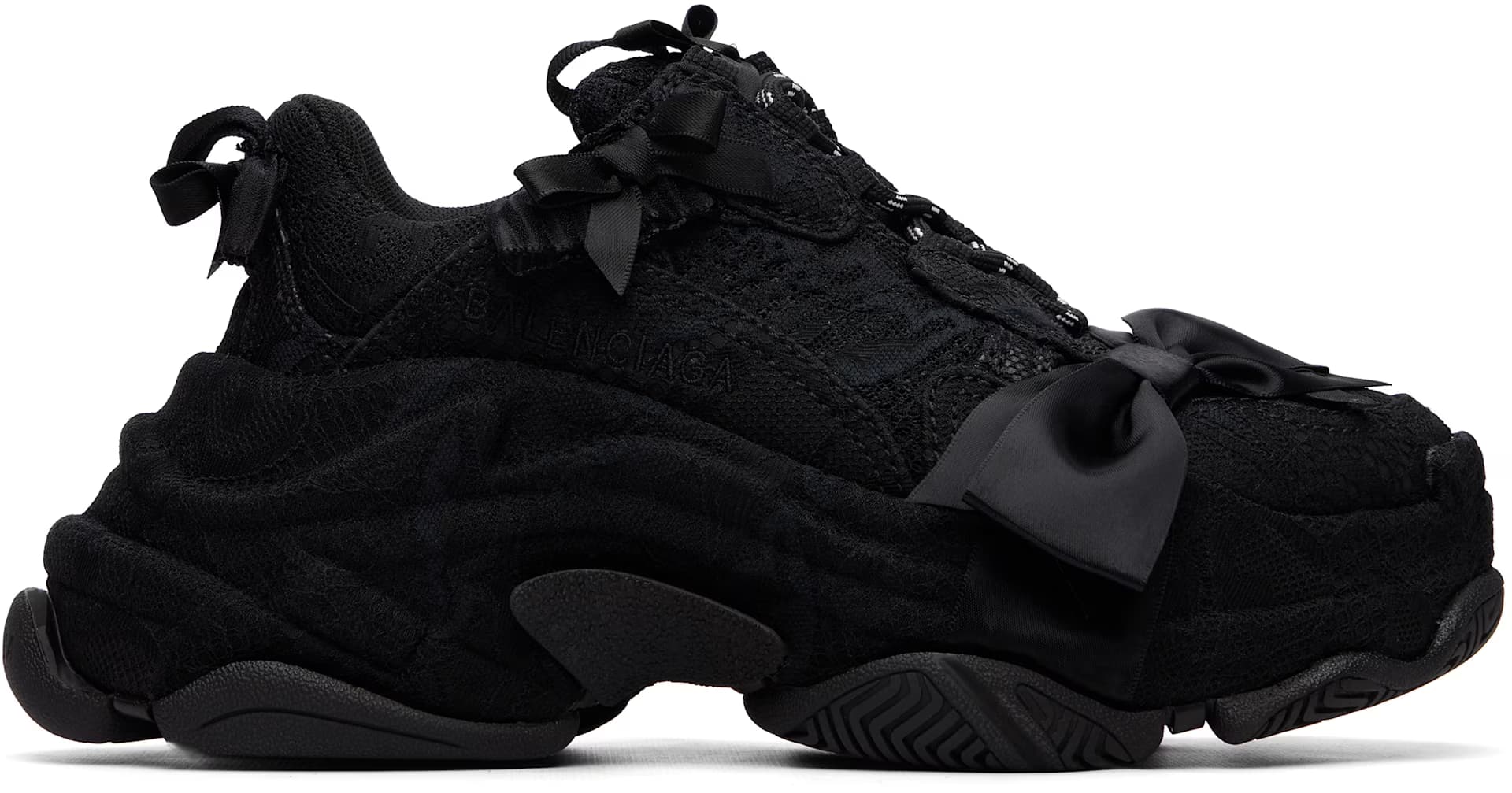 Black Triple S Sneakers by Balenciaga