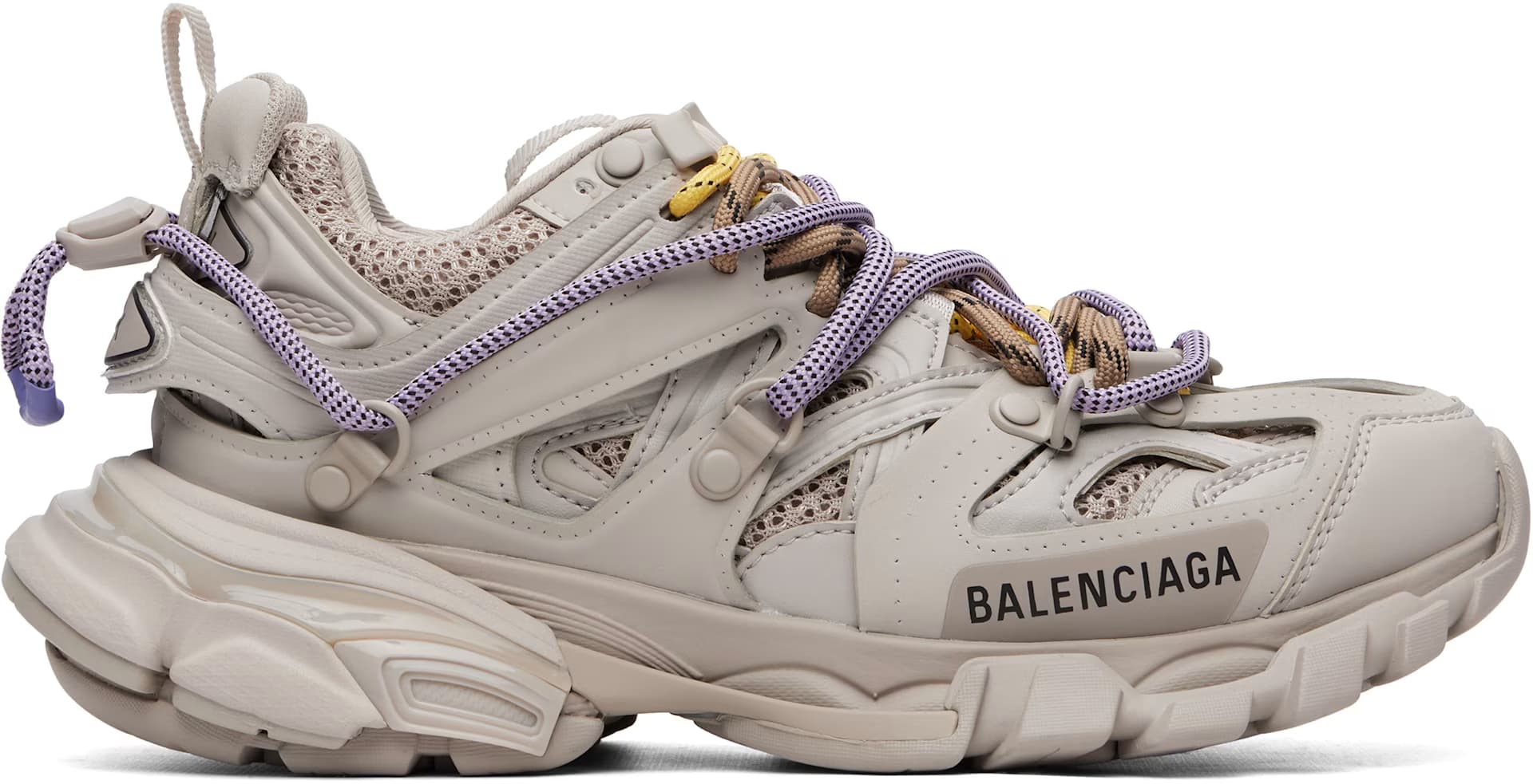 Gray Track Trail Laces Sneakers by Balenciaga