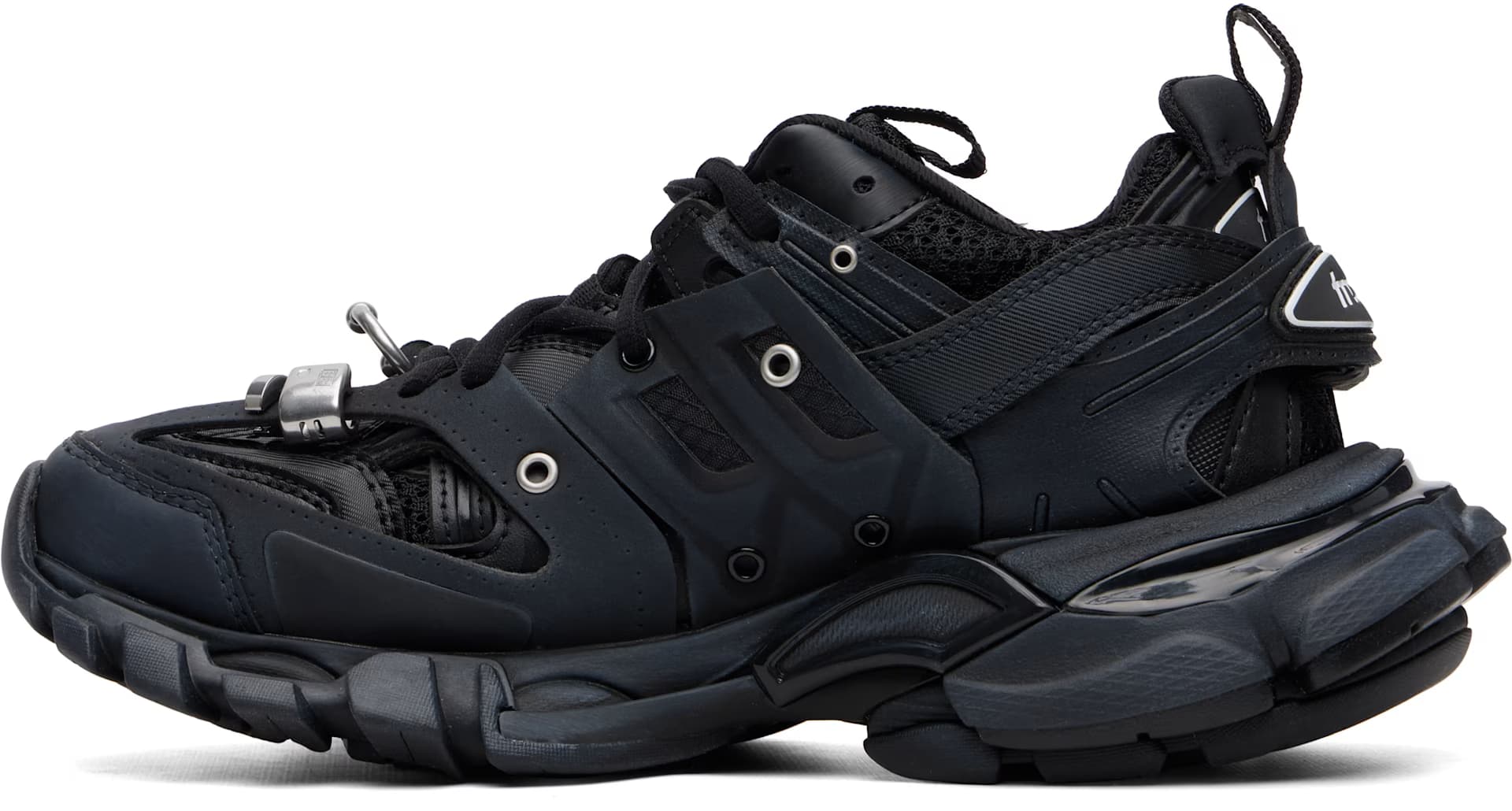 Black Track Piercing Sneakers 3