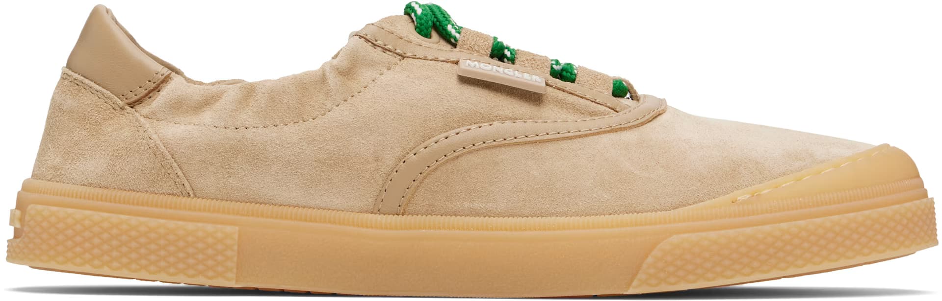 Beige Vera Leisure Low Top Sneakers by Moncler
