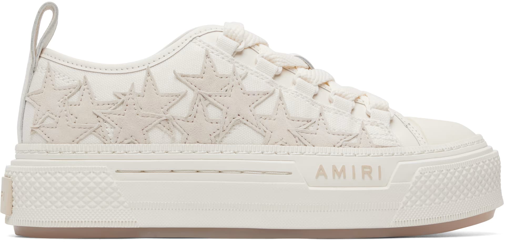White Stars Court Low Sneakers by Amiri