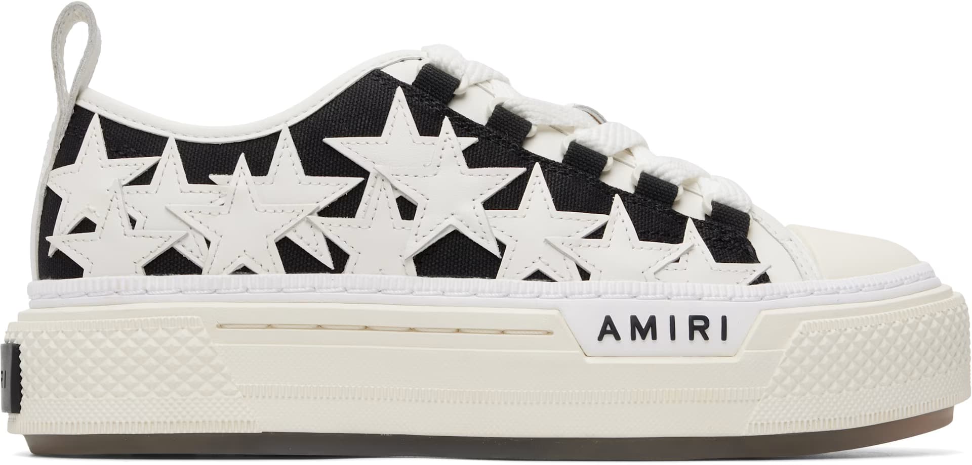 Black & White Stars Court Low Sneakers by Amiri