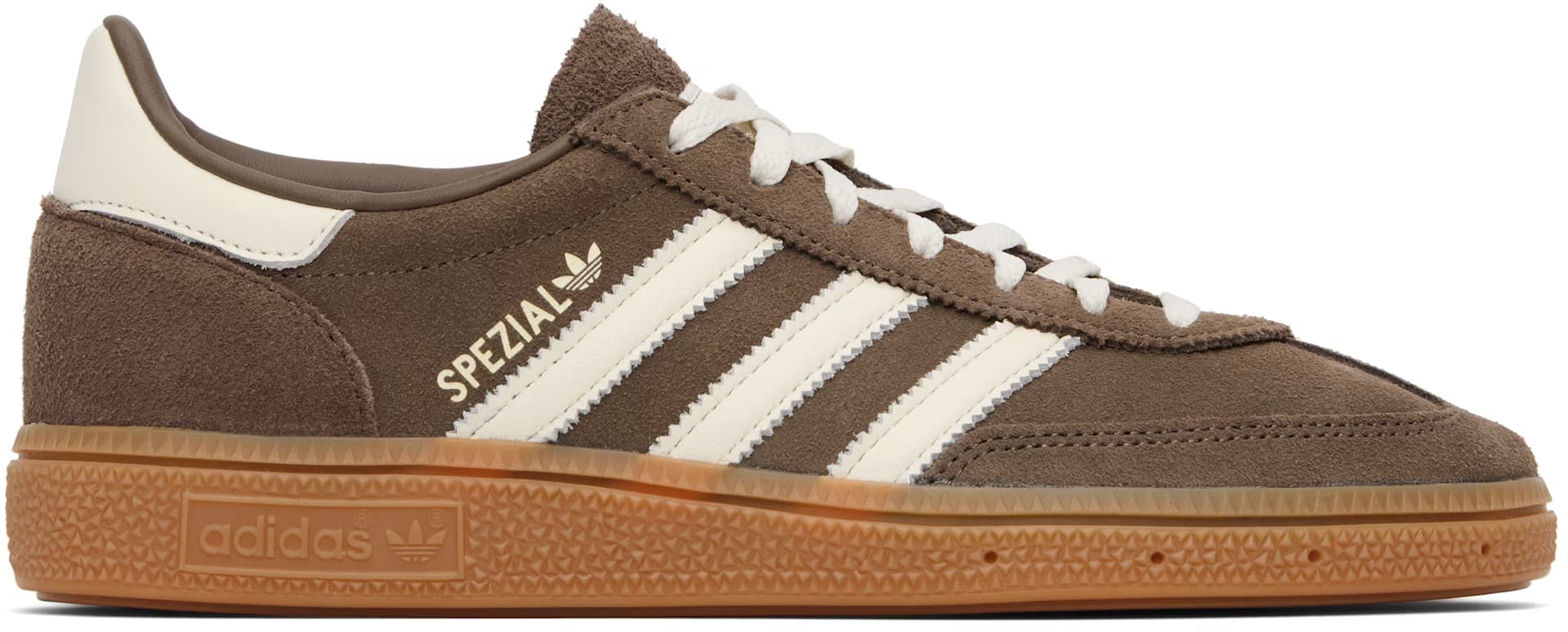 Brown Handball Spezial Sneakers by Adidas