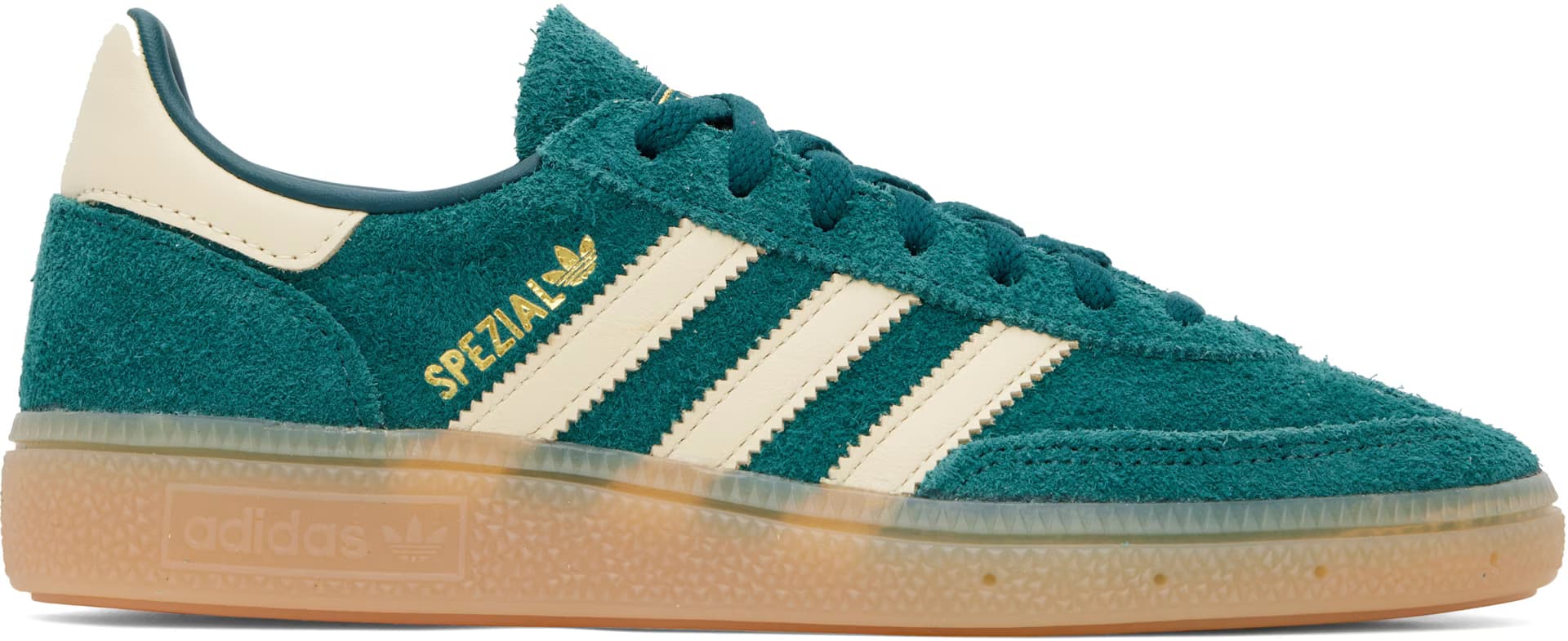 Green Handball Spezial Sneakers by Adidas
