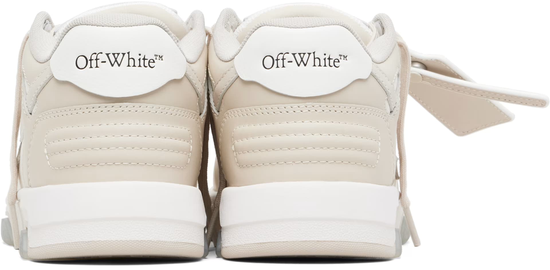 White & Beige Out Of Office Sneakers 2