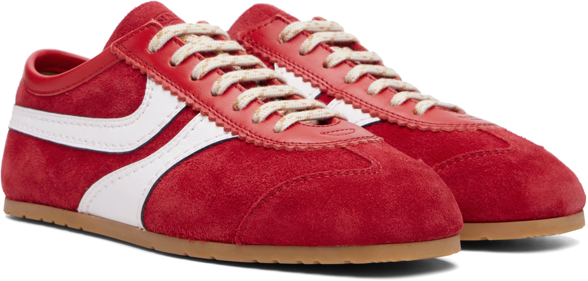 Red Suede Sneakers 4