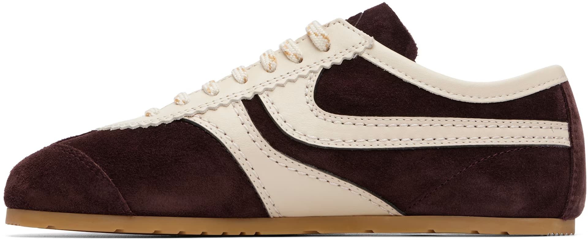 Burgundy Suede Sneakers 3