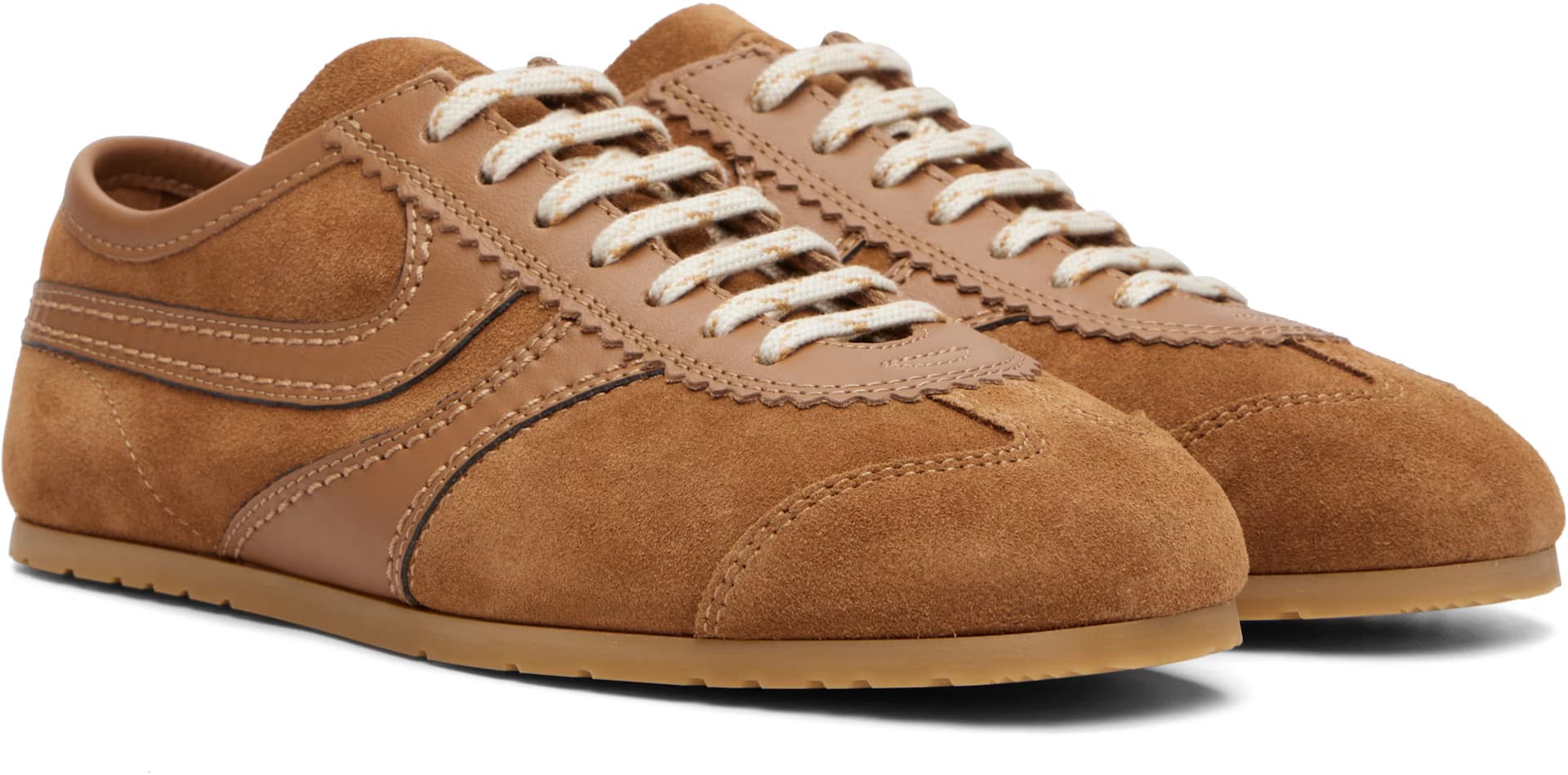 Tan Suede Sneakers 4