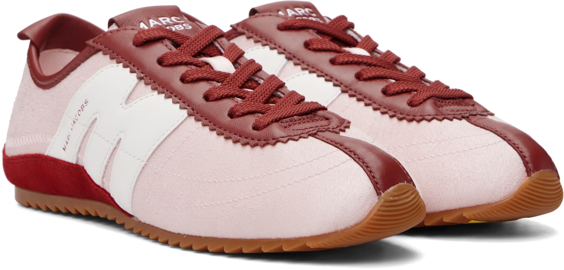 Pink 'The Brushed Satin 400 Bleecker Runner' Sneakers 4