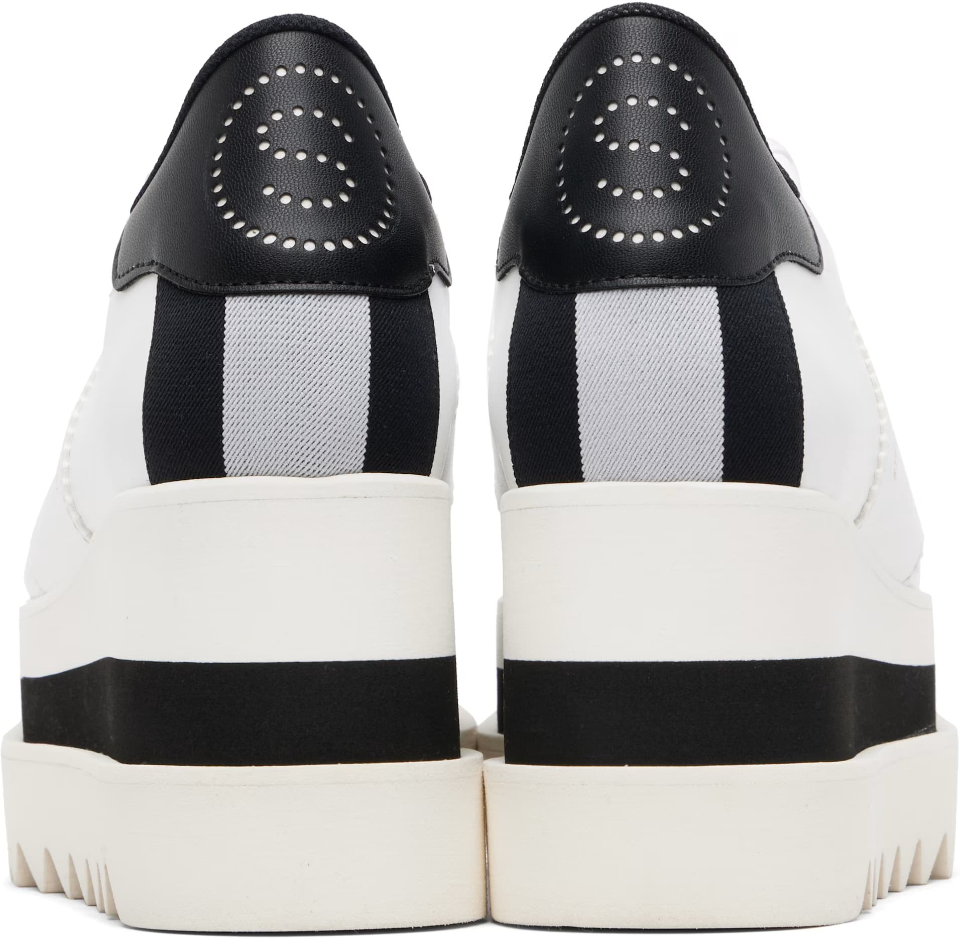 White Sneak-Elyse Platform Sneakers 2
