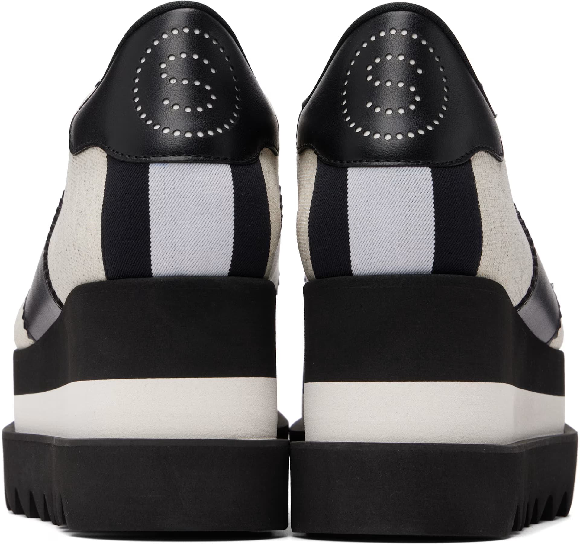 Black & Off-White Sneakelyse Canvas Derbys 2