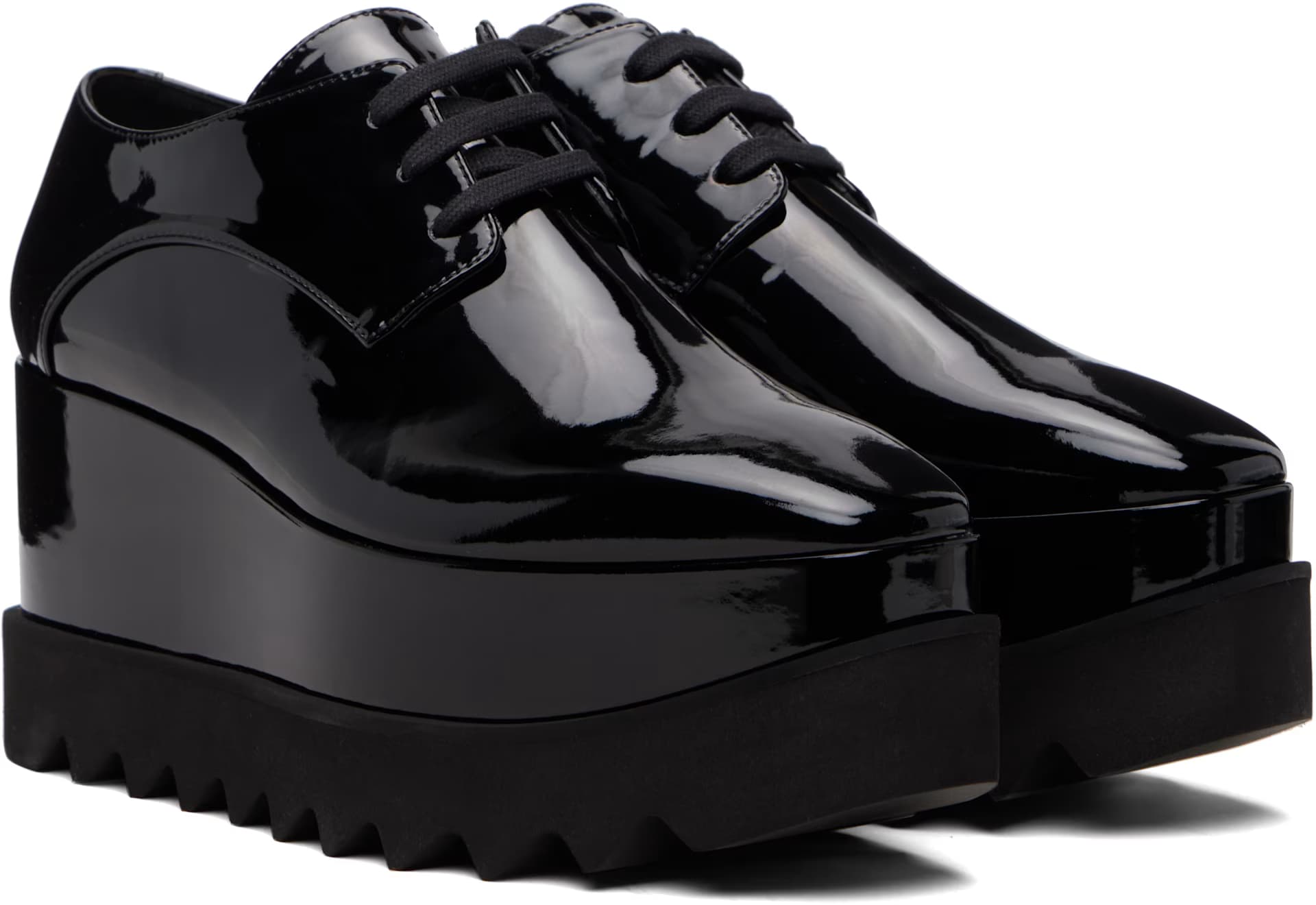 Black Limited Edition Elyse Monochrome Platform Derbys 4