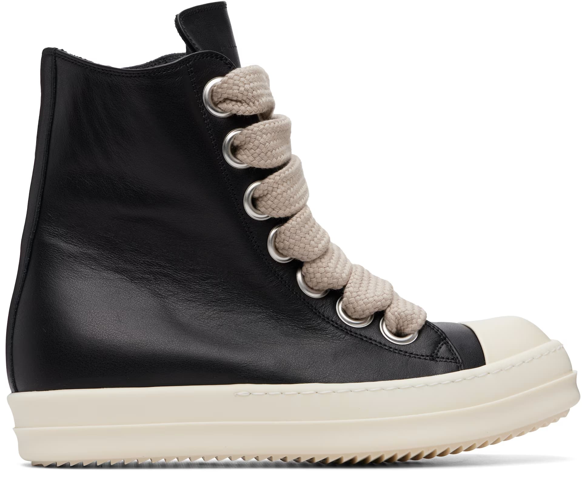 Black Tower Jumbolace Sneaks Sneakers by Rick Owens