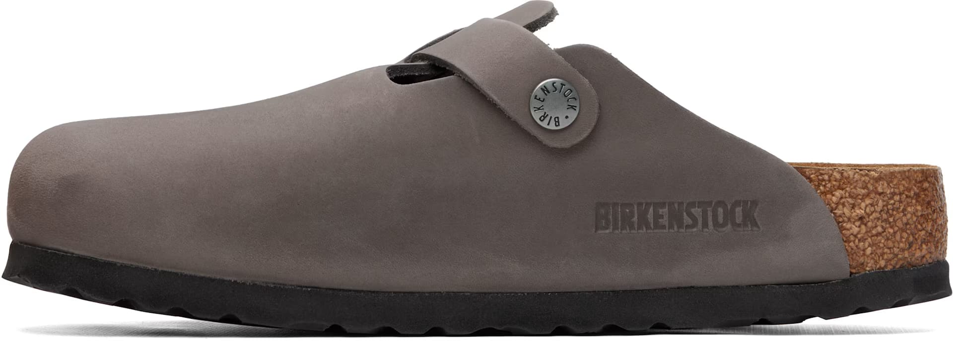 Gray Regular Boston Soft Footbed Oiled Leather Loafers 3