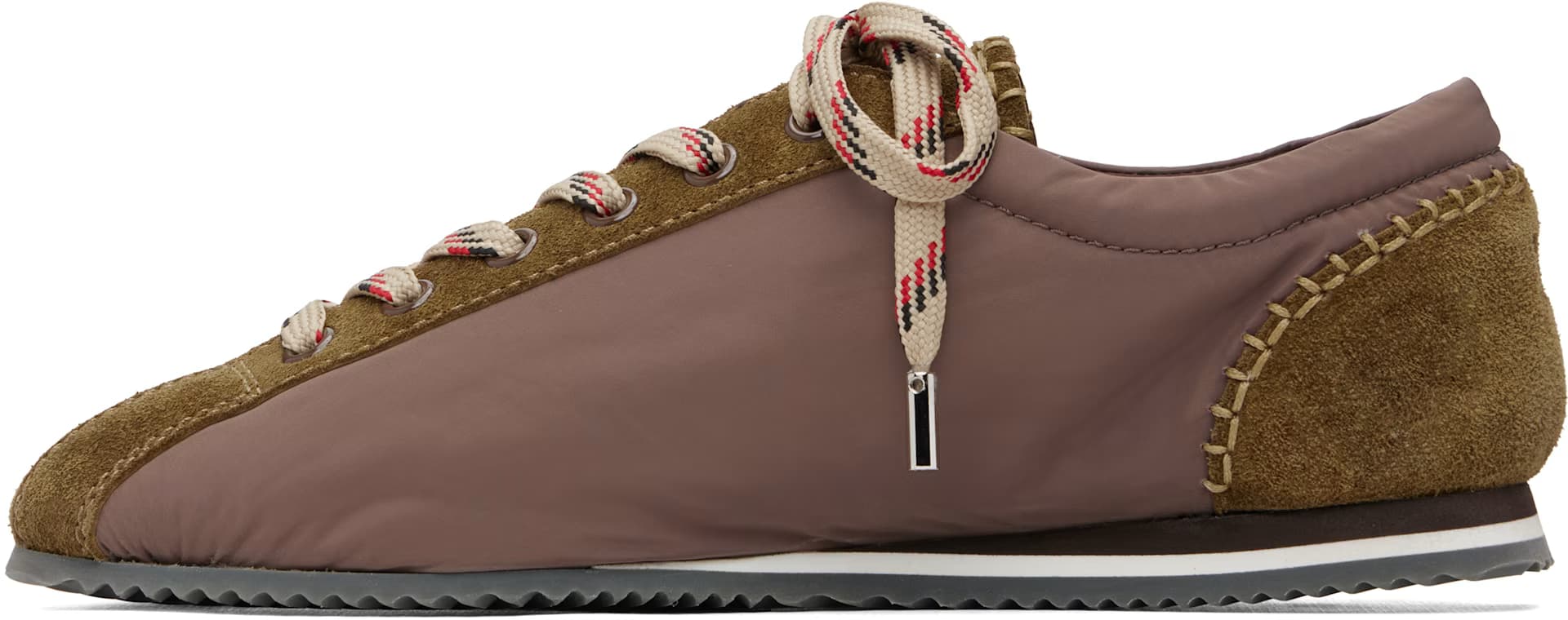 Taupe & Khaki Paris Sneakers 3