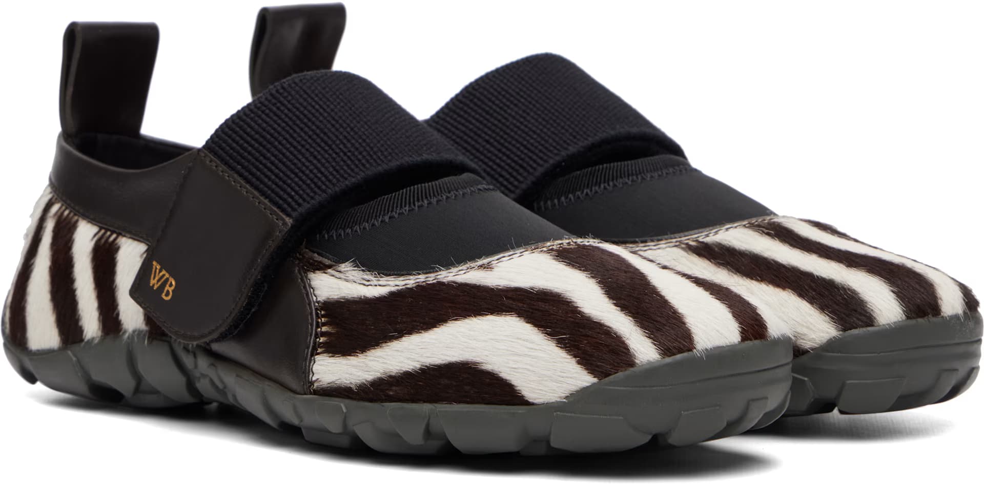 White & Brown Jewel Mary Jane Sneakers 4