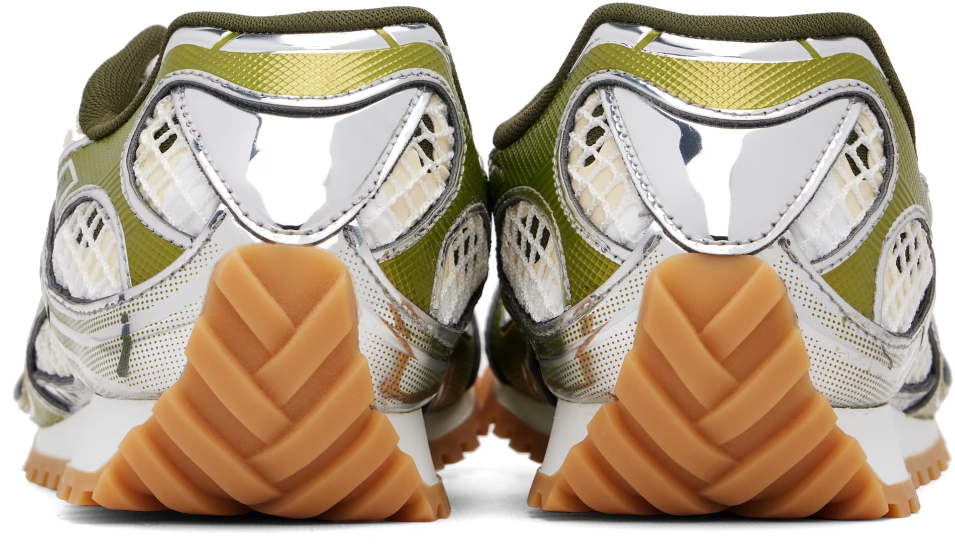 Green & Silver Orbit Sneakers 2