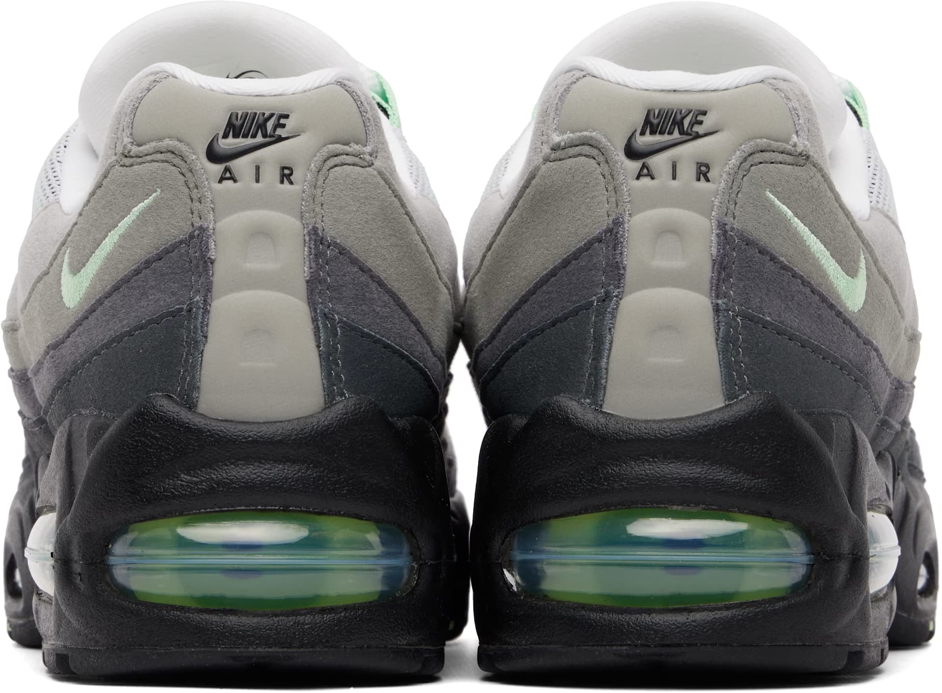 Gray Air Max 95 Big Bubble Sneakers 2