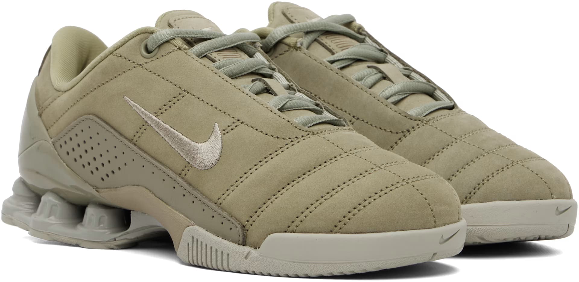 Khaki Total 90 Shox Magia Sneakers 4