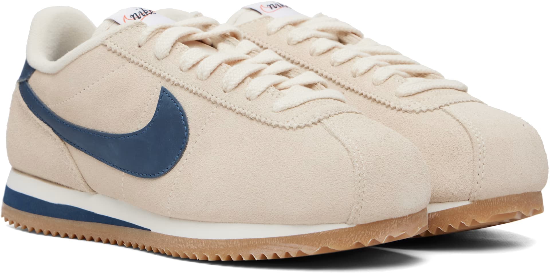 Beige Cortez Sneakers 4