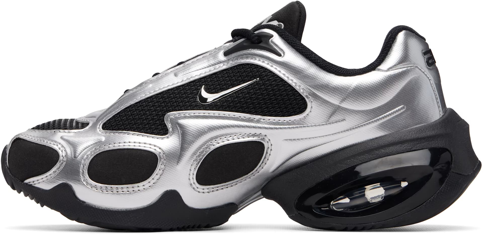 Black & Silver Air Max Muse Sneakers 3