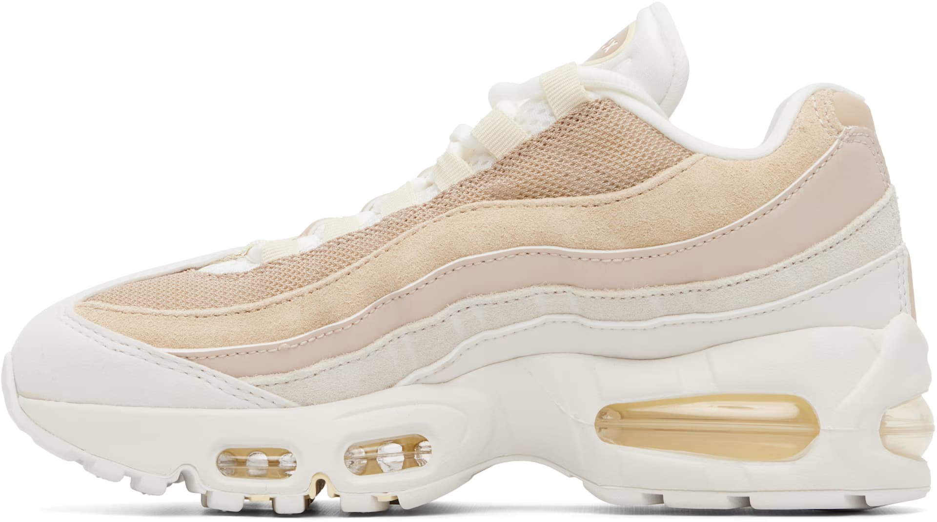 Beige Air Max 95 Big Bubble Sneakers 3