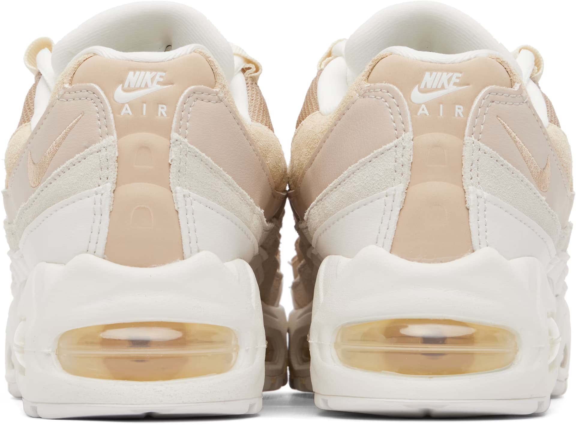 Beige Air Max 95 Big Bubble Sneakers 2
