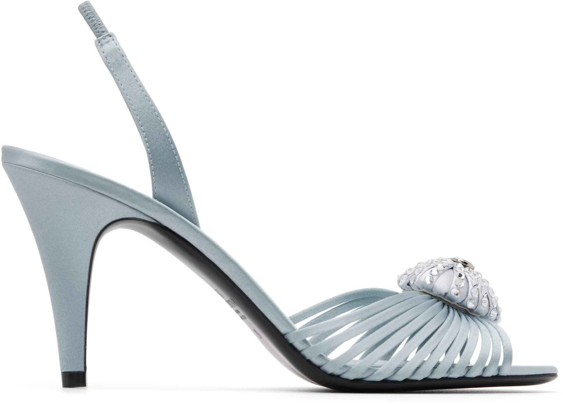 Blue Coeur Royal Heeled Sandals by Valentino Garavani