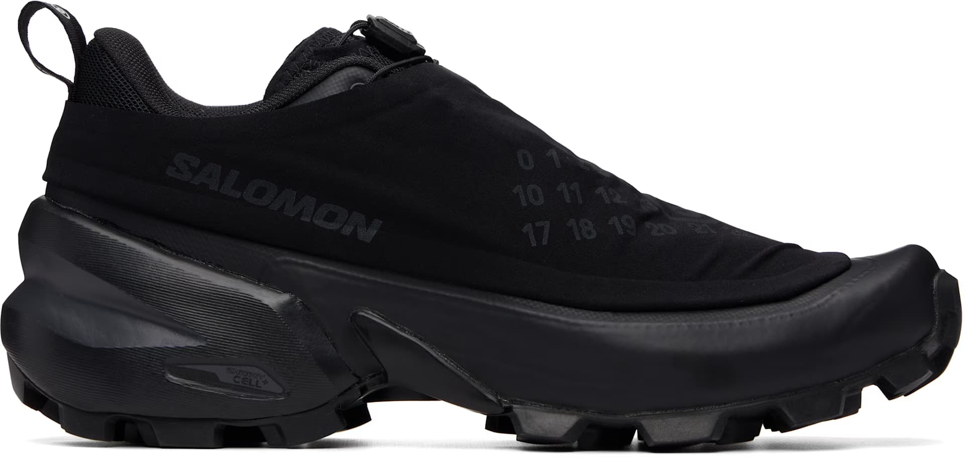 Black Salomon Edition Cross Dust Sneakers by Mm6 Maison Margiela