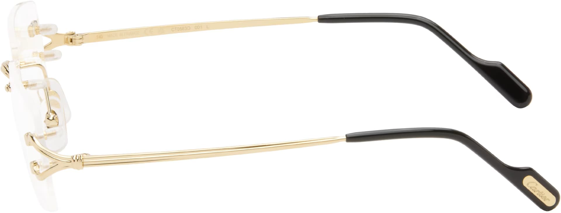 Gold 'Signature C de Cartier' Glasses 3