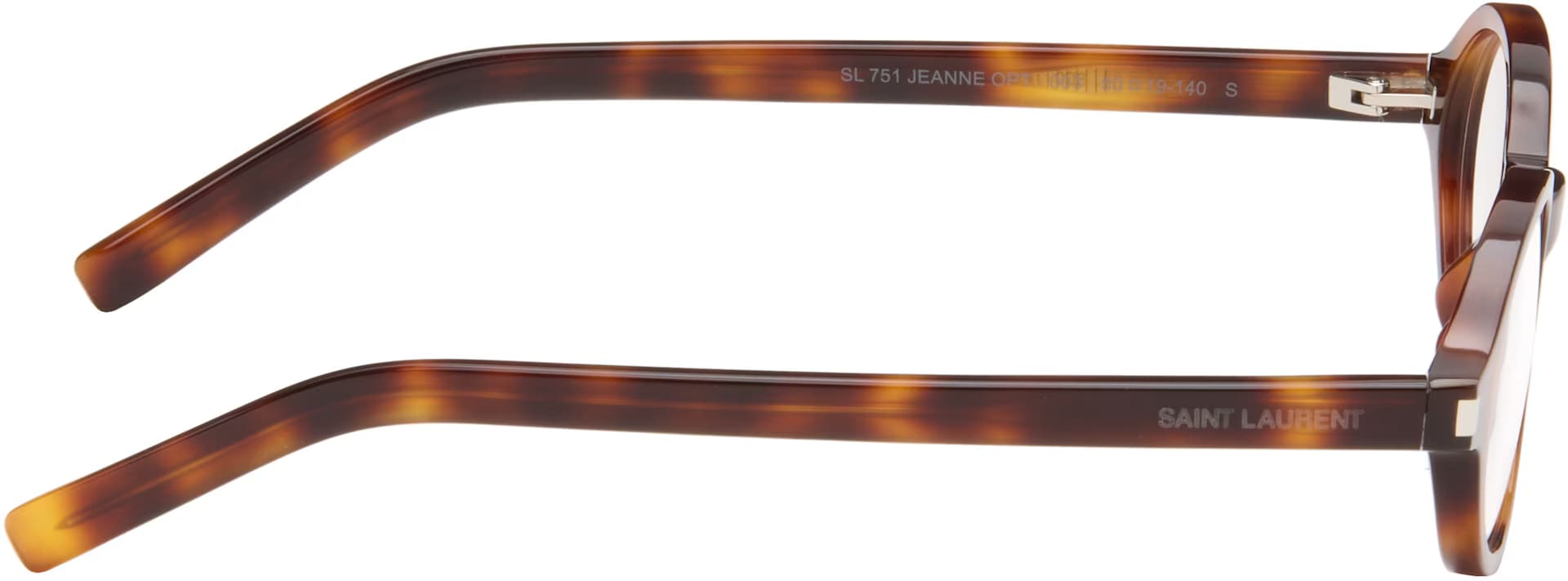 Brown SL 751 Jeanne Round Oval Glasses 2